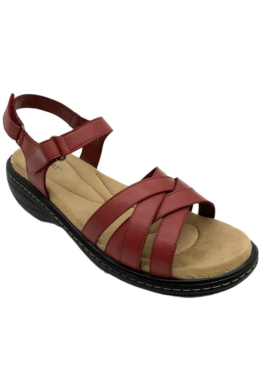 ARRAY Women's Riviera Sandals Red - Wide